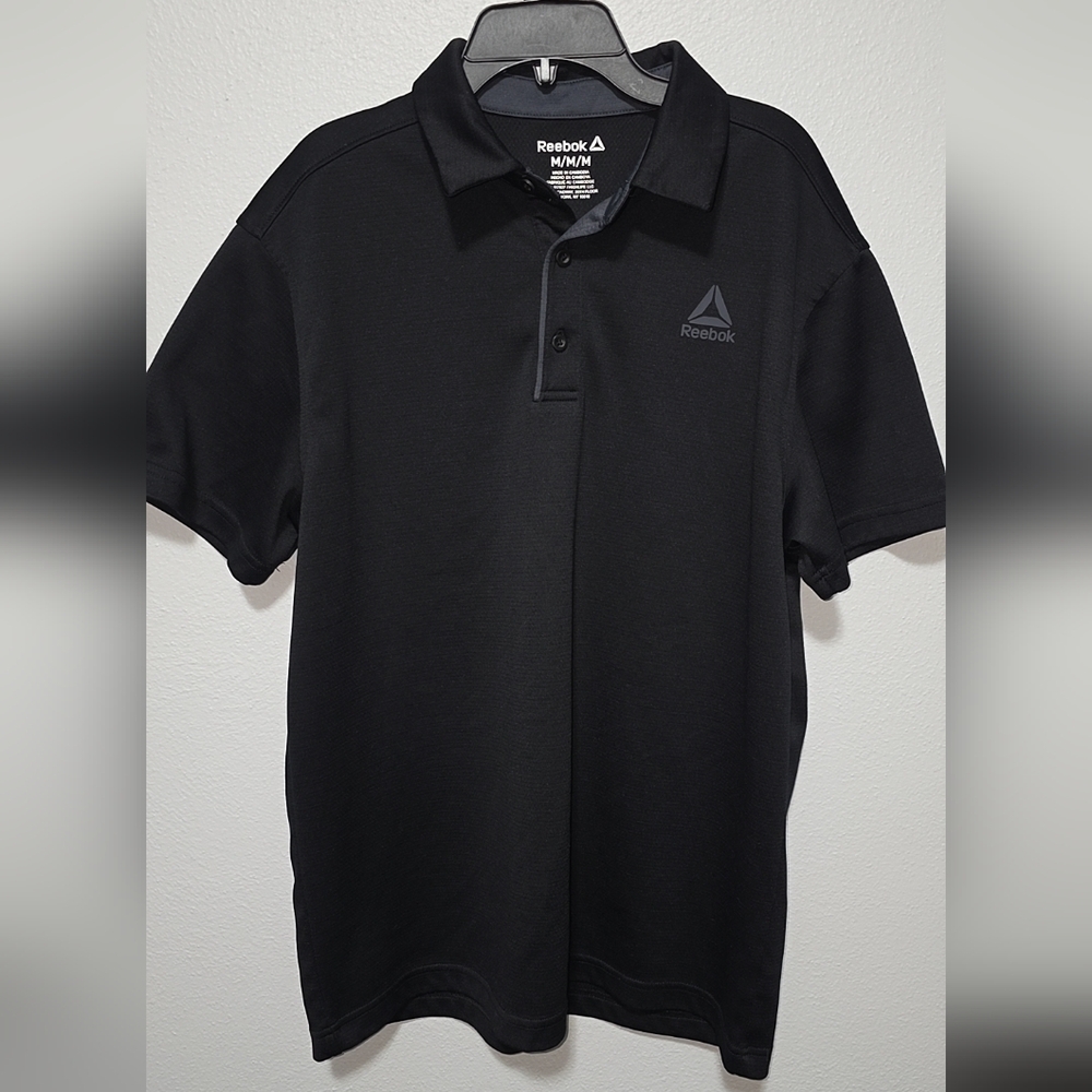 Reebok Men's Polo Shirt in Classic Black